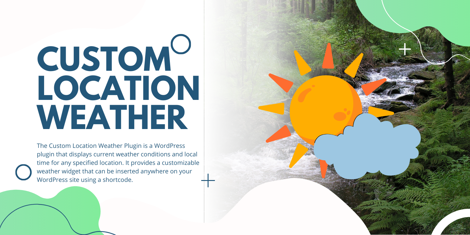Custom Location Weather Plugin Banner